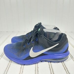 Nike Womens Air Max Dynasty 2 Blue Running Shoes Sneakers I952